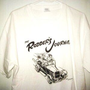Rodder's Journal T Shirt Men's L XL Automotive Street Rods